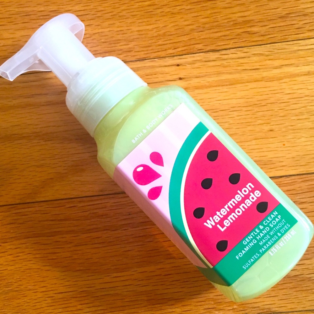 NWT Bath & Body Works Watermelon Lemonade Gentle & Clean Foaming Hand Soap